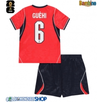 Maglie da calcio Inghilterra Marc Guehi #6 Seconda Maglia Bambino Mondiali 2026  Manica Corta + Pantaloni corti)